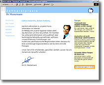 Web-Auftritt "klassisch"