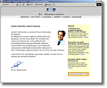 Web-Auftritt "klassisch"