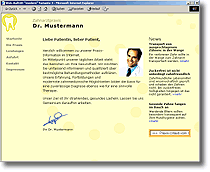 Web-Auftritt "modern"