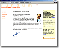 Web-Auftritt "modern"