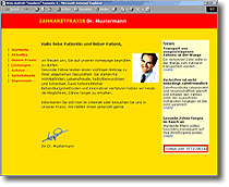 Web-Auftritt "modern"